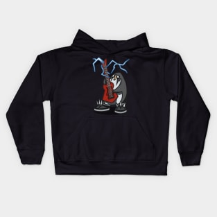 Metal Penguin Kids Hoodie